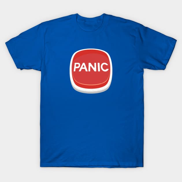 Panic Button T-Shirt by mikevotava